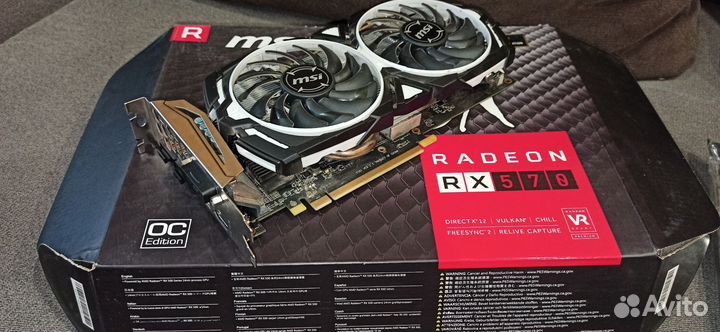 Видеокарта RX 570 8gb