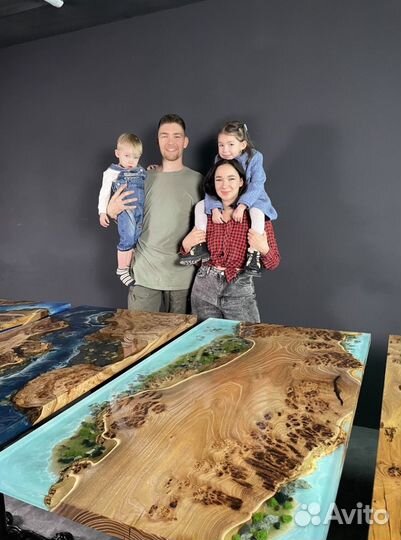 Стол из слэба суара