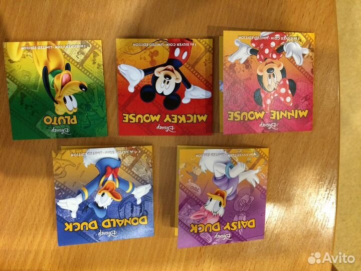 Набор серебряных монет 