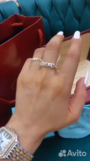 Золотое кольцо tiffany&co