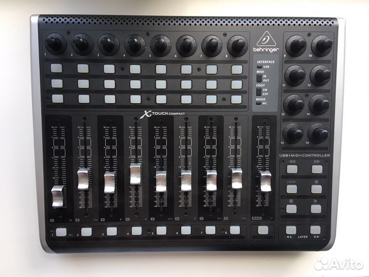 Midi-контроллер behringer X-touch compact