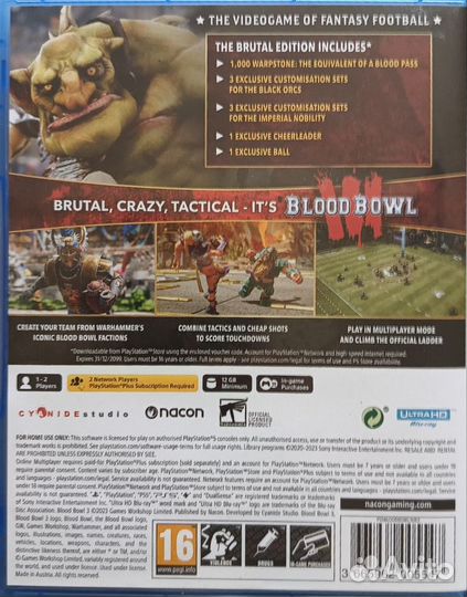 Blood Bowl 3 PS5 Brutal Edition