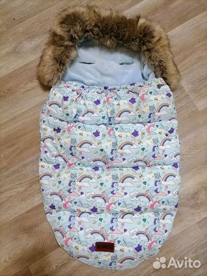 Зимний конверт в коляску