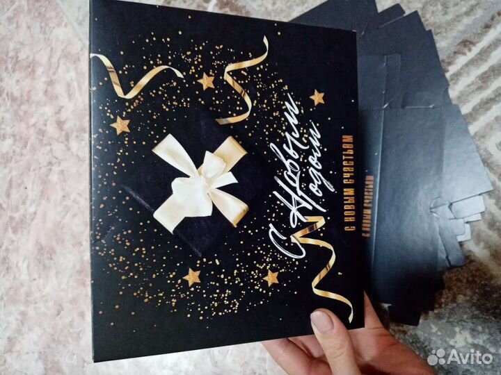 Самосборные коробки новый год