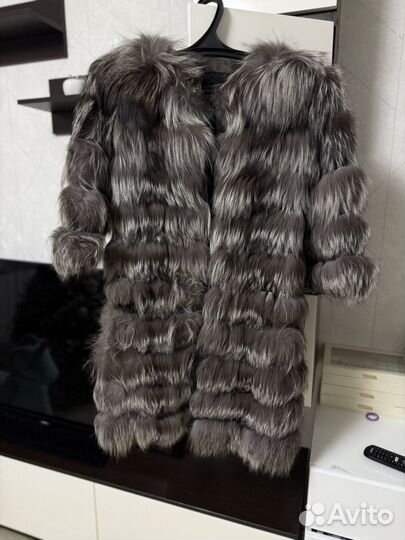 Шуба из чернобурки