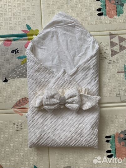 Конверт одеяло на выписку лето