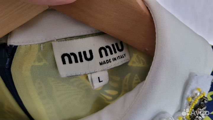 Платье miu miu