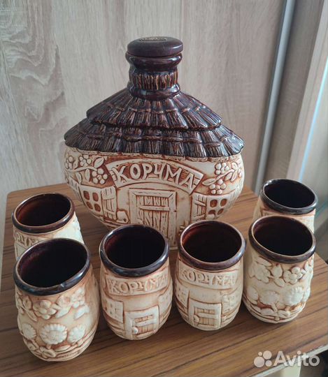 Графин, набор, ваза, керамика