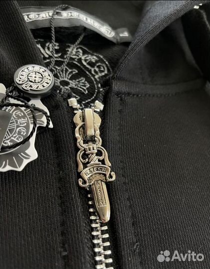 Chrome hearts zip hoodie