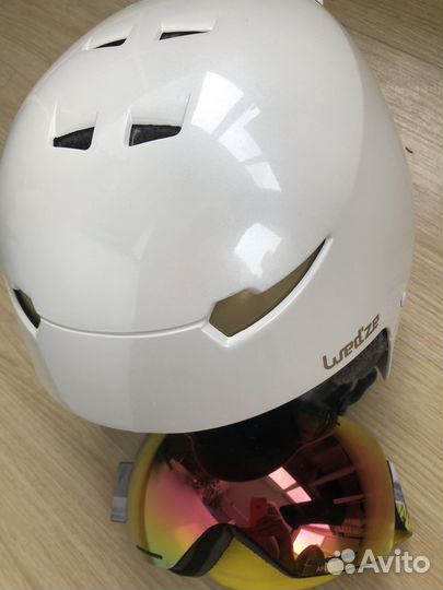 Горнолыжный шлем очки wedze 56-59 см
