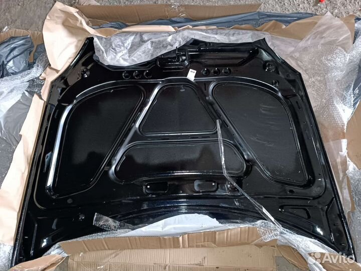 Капот приора цвет Космос (сине - черный) 665