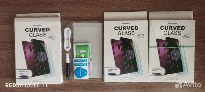 Защитное стекло Samsung Galaxy Note 10 (1-шт.)