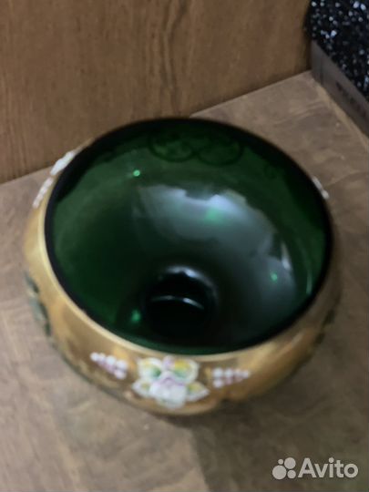 Ваза Богемия Чехия конфетница