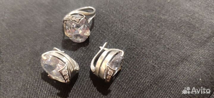 Серебряный комплект