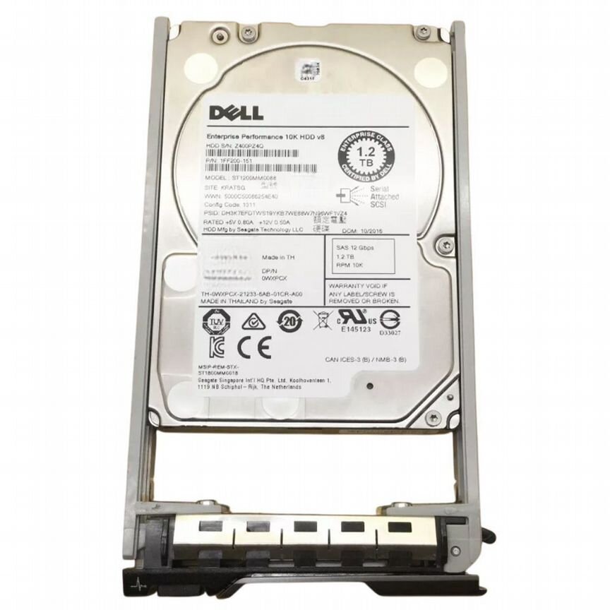[WXPCX] Жесткий Диск Dell 1,2tb Sas 2,5" Hdd Wxpcx