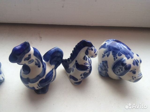 Фигурки гжель