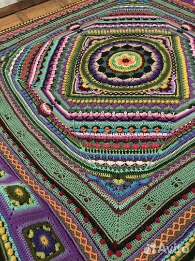 Плед ручной работы