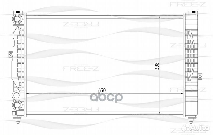 Радиатор KK0103 free-Z