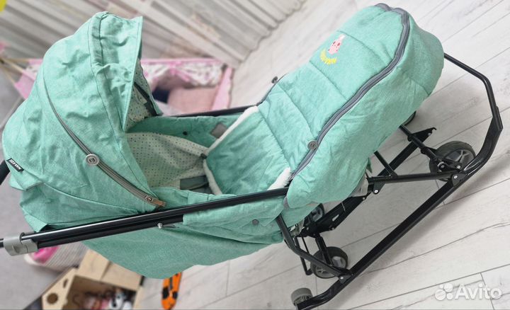 Санки коляска nika kids