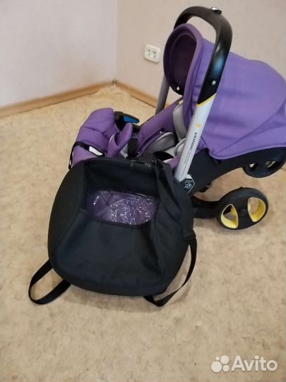 Автолюлька на колёсах