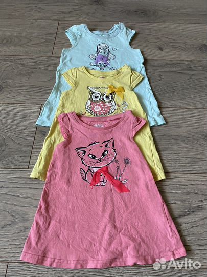 Вещи пакетом на девочку от года