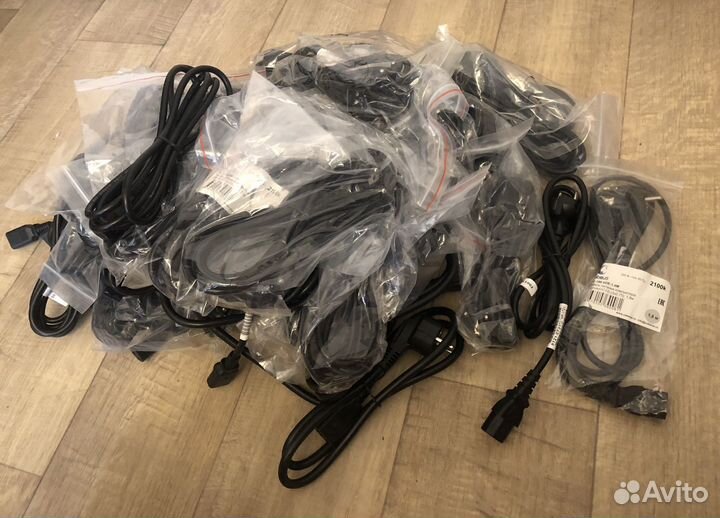 Кабели питания 1; 1,5; 1,8; 2. м. C13-евровилка