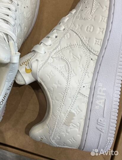 Louis Vuitton X Nike Air Force 1 Low Triple White