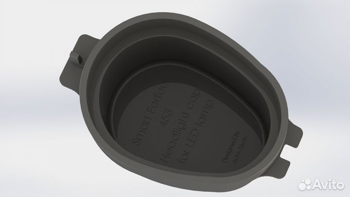 Smart ForTwo/ForFour 453. Увеличенные крышки фар