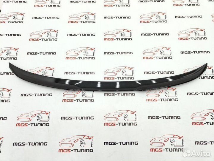 Спойлер BMW 3 серия G20 стиль M3 черный глянец