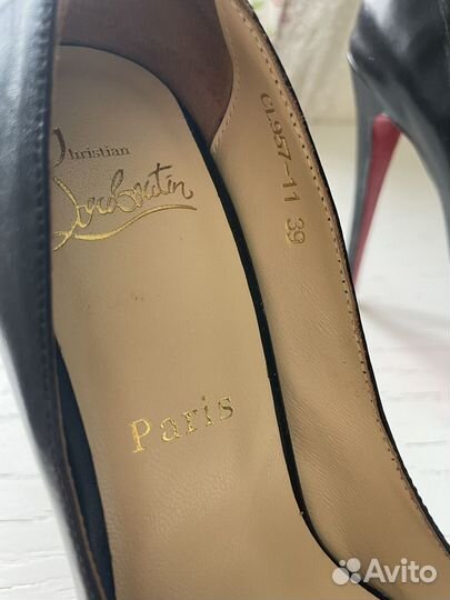 Туфли christian louboutin 39