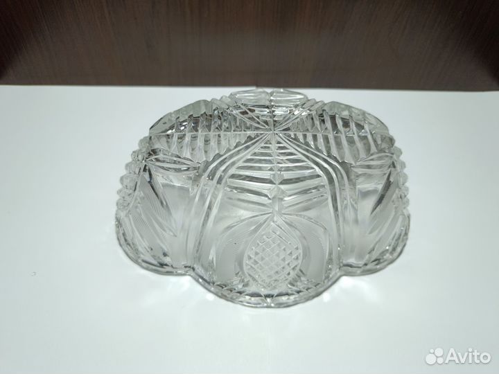 Салатница хрустальная СССР