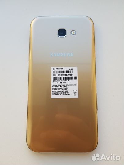 Samsung Galaxy A7 (2017) SM-A720F/DS, 3/32 ГБ