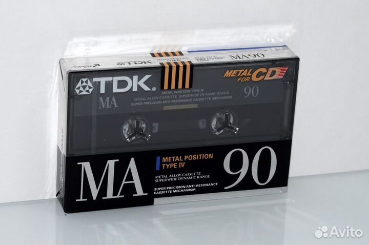 Аудиокассета TDK MA 90 japan market (6296)