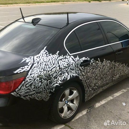 Каллиграфия, авто, роспись, граффити, помещения