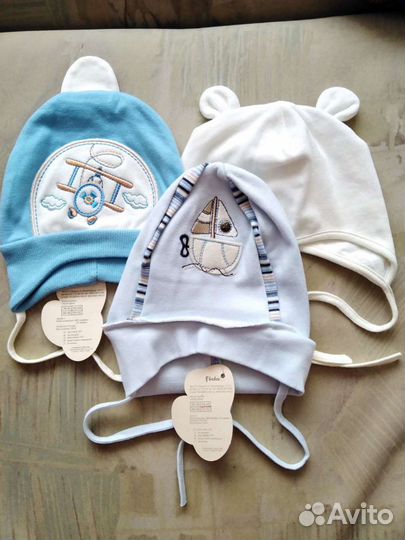 Новые шапочки для мальчика