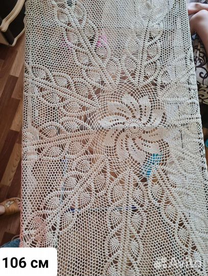 Скатерть круглая связаная крючком