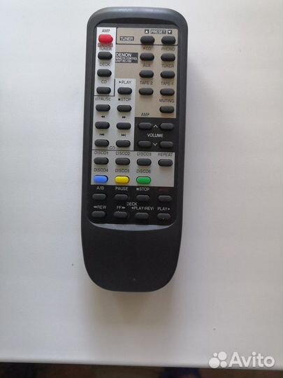Пульт ду Denon универсальный (дека, CD, ус,тюн
