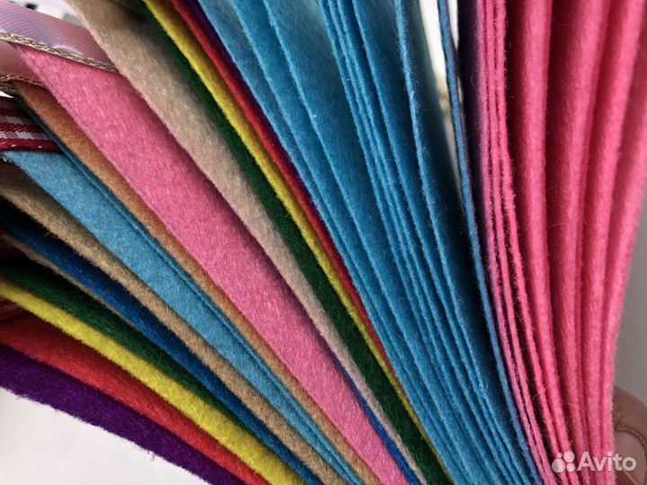 Фетровые флажки в ассортименте