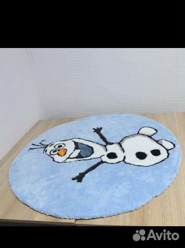 Ворсовый коврик с мультяшным героем Олаф