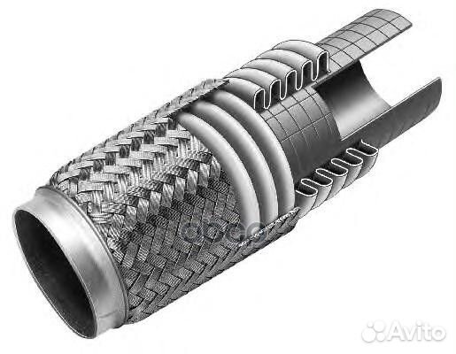 265-681 265-581 гофра глушителя универсальная