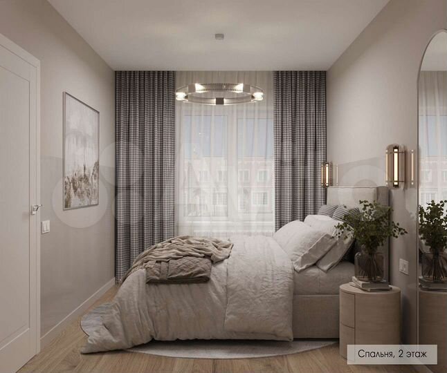 3-к. квартира, 53,5 м², 2/2 эт.