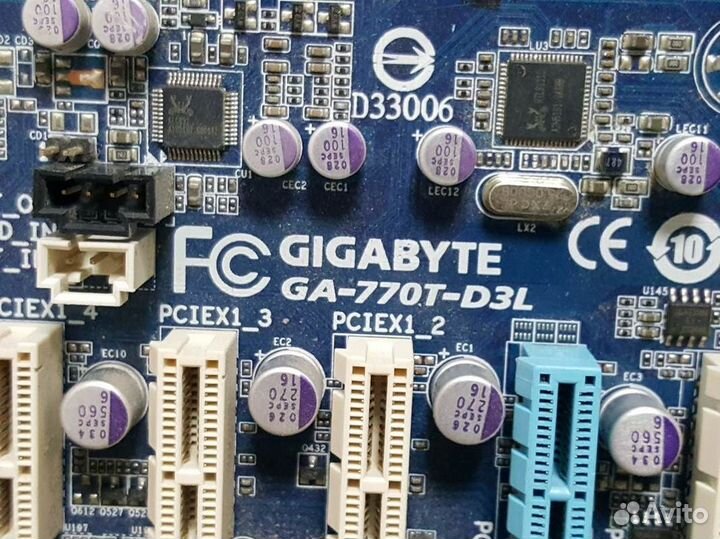 Плат AM3 gigabyte GA-770T-D3L (AMD 770)(DDR3)(деф)