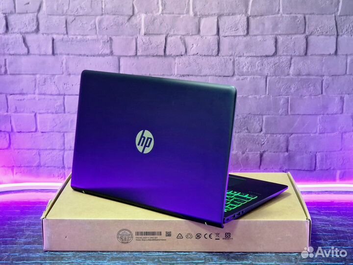 Игровой ноутбук HP i5 GTX1050 SSD + 1тб IPS