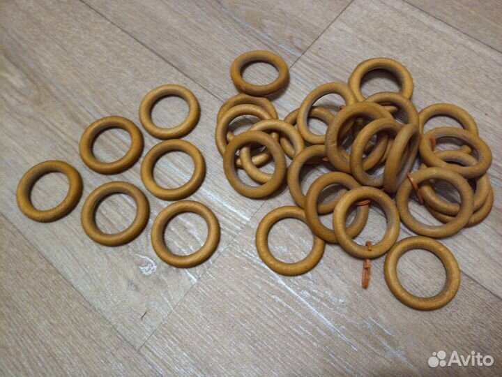 Кольца деревянные для карниза штор