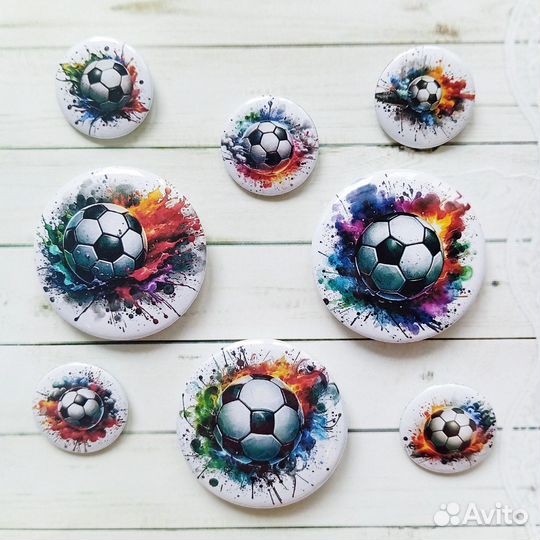 Закатные значки на заказ