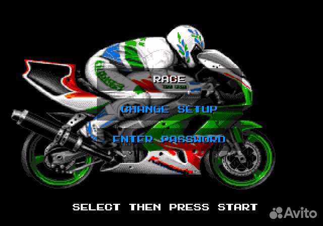 Kawasaki Superbike Challenge Sega, английская верс