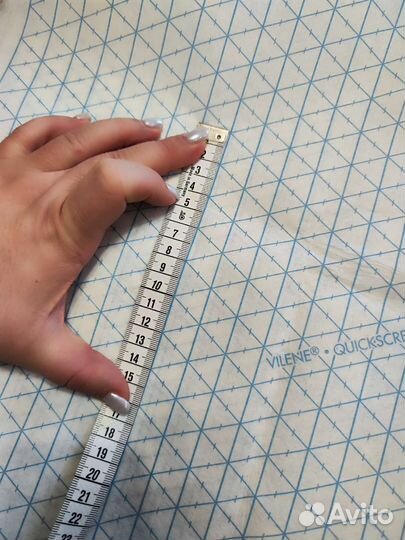 Флизелин неклеевой для пэчворка с разметкой