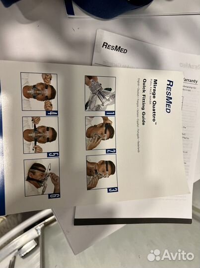 Маска сипап ResMed Mirage Quattro
