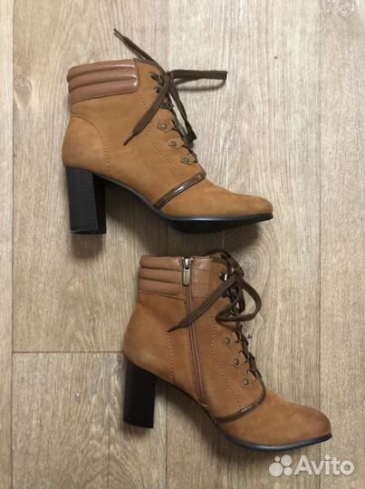 Новые Ботинки 100 кожа нубук