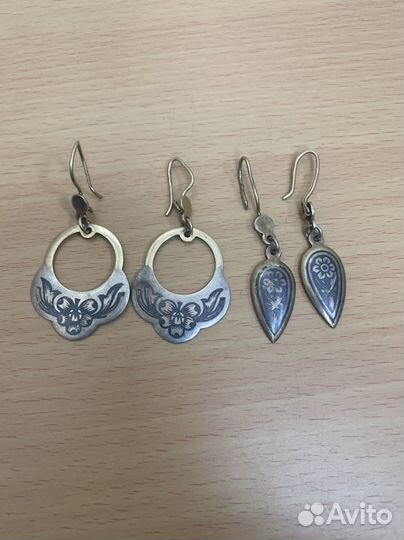 Серебряные серьги